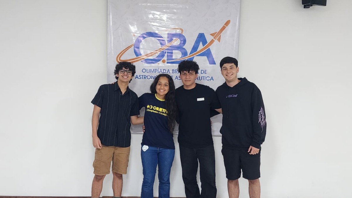 IOAA – da esquerda – Luca, Giovanna, Franklin e Francisco