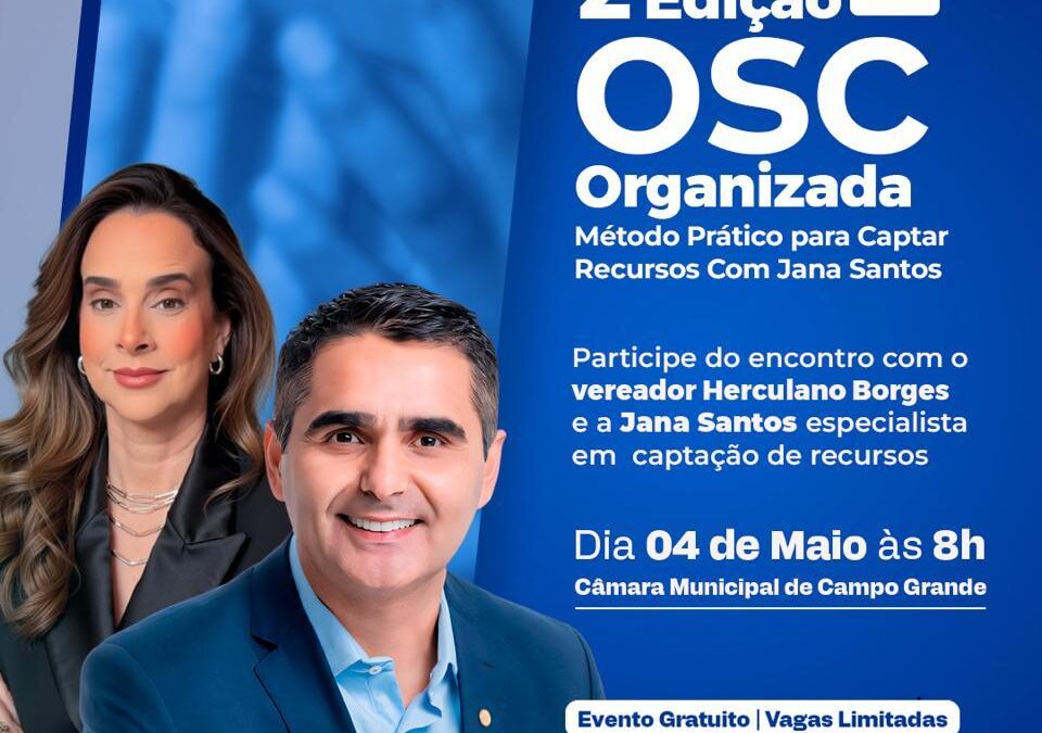 Palestra de captação de recursos fortalece projetos sociais e amplia impacto em Campo Grande