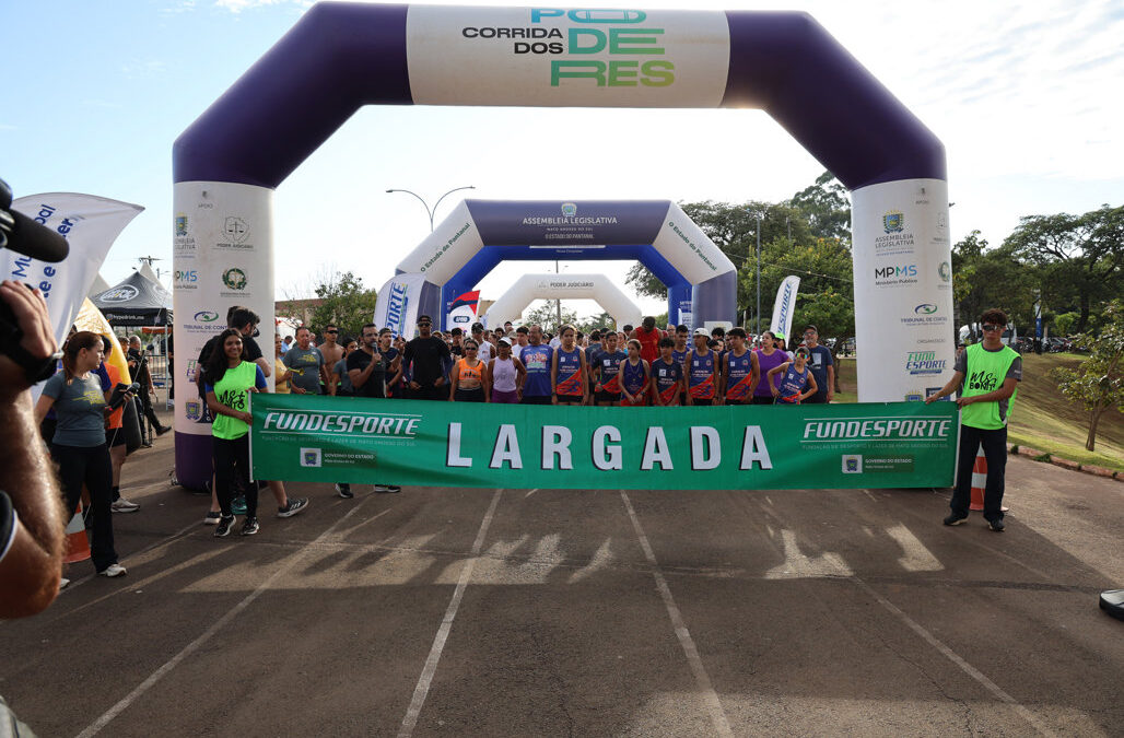 Treinão em Ponta Porã reforça saúde e integração na preparação para a 4ª Corrida dos Poderes