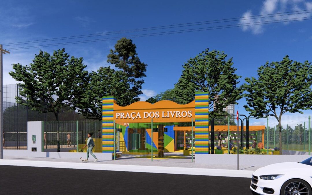 Com 2ª etapa da licitação homologada, Praça dos Livros idealizada por Ronilço Guerreiro avança para se tornar a primeira biblioteca ao ar livre do Brasil