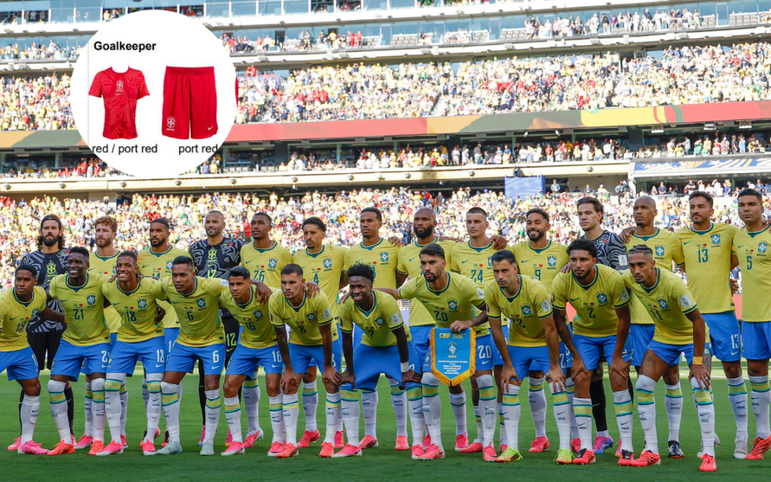 CBF veta uniforme vermelho e define troca de cor para goleiros da Seleção em partida da Copa do Mundo