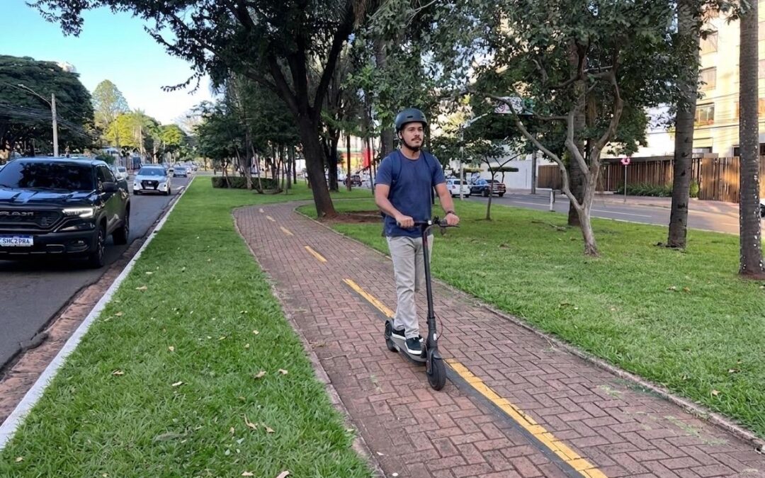 Campo Grande testa patinetes e bicicletas elétricas e anuncia mudanças no trânsito nesta terça-feira